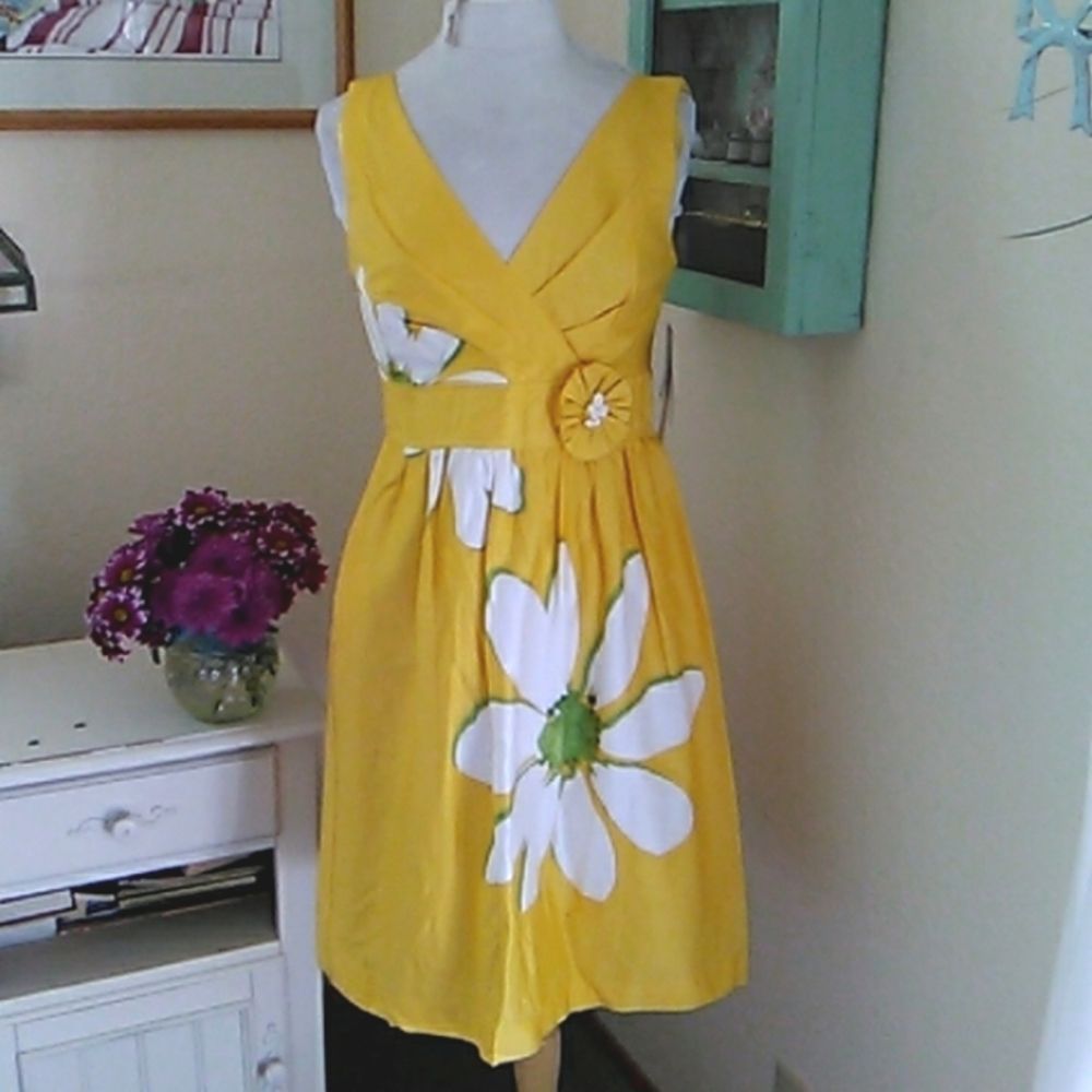 Studio I Bright Yellow Dress